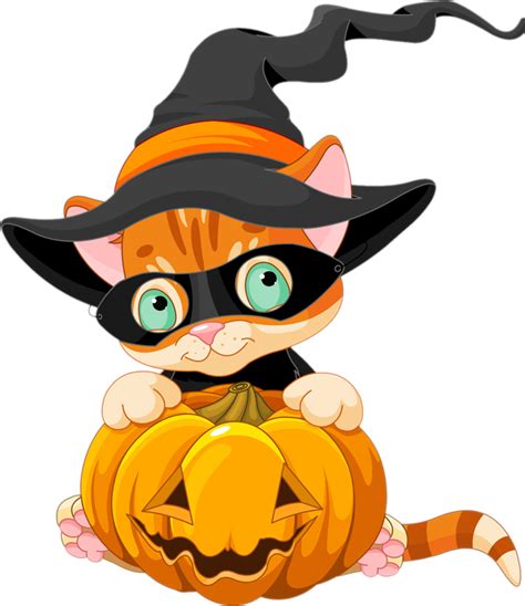 V256p7f - Cute Halloween Cat In Pumpkin Clipart - Png Download - Full Size Clipart (#171919 ...