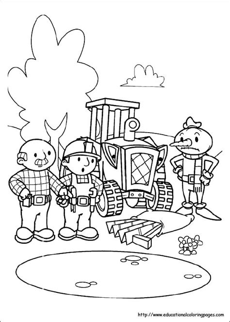 Bob the Builder Coloring Pages - Educational Fun Kids Coloring Pages ...