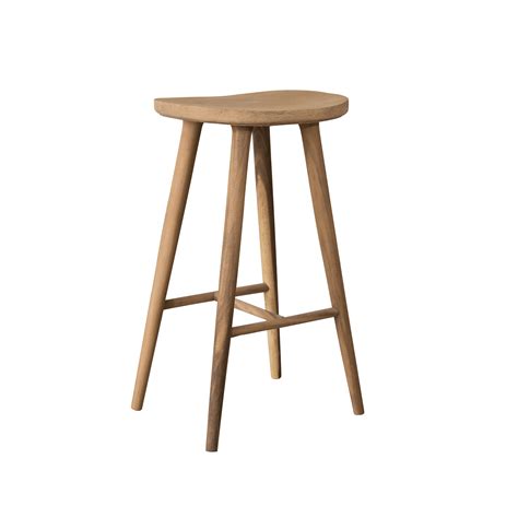ALMIE Solid Wood High Stool