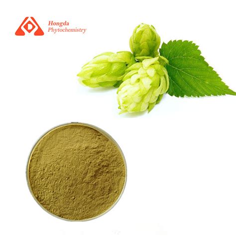 CAS 6754-58-1 Hops Flower Extract Xanthohumol 4% Natural Hops Powder