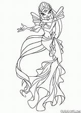 Siren Mermaids Coloring Pages  Learny Kids sketch template