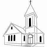 First Presbyterian Church Coloring Page For Kids  Free sketch template