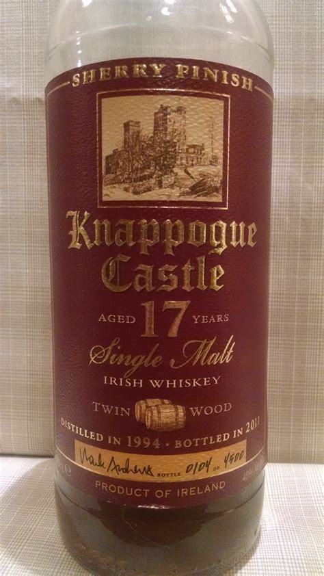 Review: Knappogue Castle 17 Year Twin Wood · Scotchology