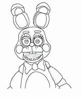 Toy Bonnie Coloring Page sketch template