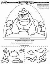 Jungle Adventure  crayolacomau sketch template
