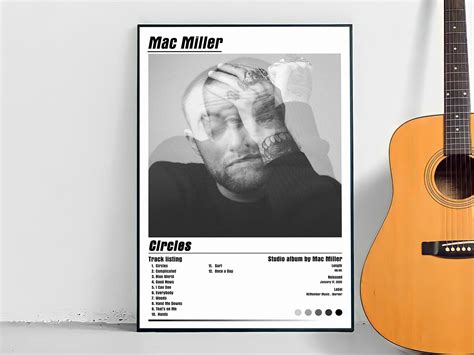 Mac Miller Circles Album Cover Poster | Etsy