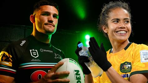 NRL news 2023: Nathan Cleary Mary Fowler, Nathan Cleary Penrith Panthers, Nathan Cleary Jarome ...