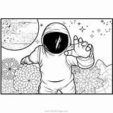 Free Outer Space Coloring Pages sketch template