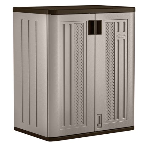 Shop Suncast 30-in W x 36-in H x 20.25-in D Plastic Freestanding Garage Cabinet at Lowes.com