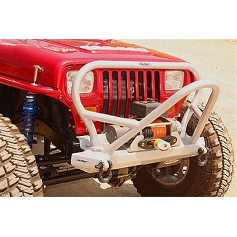 GenRight Jeep YJ Front Bumper "Boulder" Stinger Steel ( Alum)