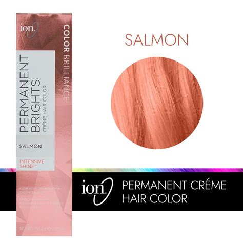 ion Permanent Brights Creme Hair Color Salmon by Color Brilliance ...