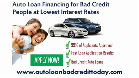 Auto Car Loans for Bad Credit - Auto Finance with Bad Credit