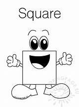 Preschool square coloring Page Printable  Coloring sketch template