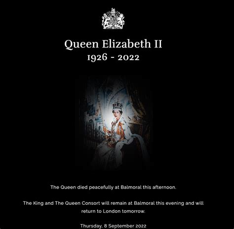 Royal Family Changes Website's Homepage After Queen Elizabeth's Death