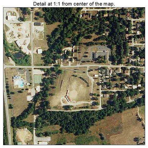 Aerial Photography Map of Ava, MO Missouri