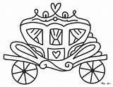 Cinderellas Carriage Coloring Page Download Printable PDF  Templateroller sketch template