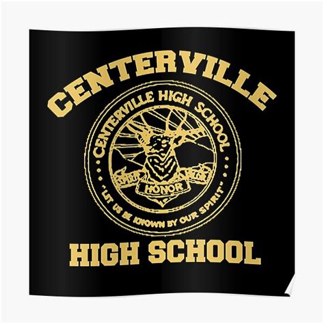 "Centerville High School" Poster for Sale by EdenLei | Redbubble