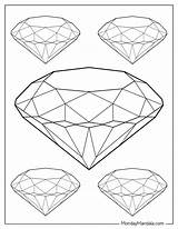 20 Diamond Coloring Pages Free PDF Printables sketch template