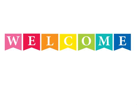 Welcome Banner | Rainbow Classroom Decor | Schoolgirl Style