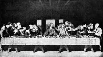 Da Vinci Paints "The Last Supper"