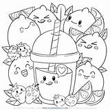 Free Cute Drink Coloring Page  Daily sketch template