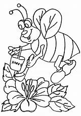Free Printable Bee Coloring Pages For Kids sketch template