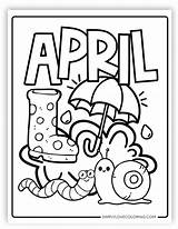 Free Month Of April Coloring Pages Are The Perfect Activity For  sketch template