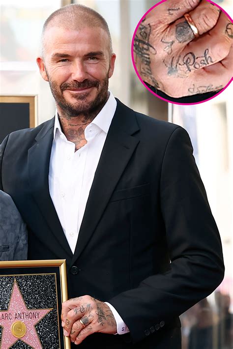 David Beckham Got 'Posh' Finger Tattoo as Victoria Beckham Tribute | Us Weekly