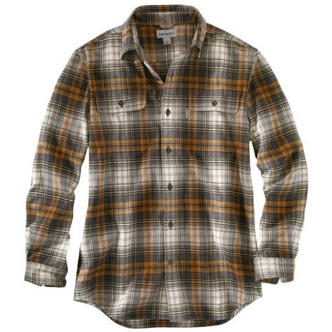 CARHARTT Men's Hubbard Heavyweight Flannel Shirt - Bob’s Stores