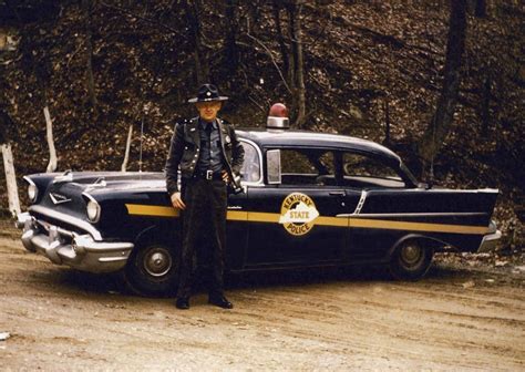 vintage-handsome-men-50s-60s:“ Kentucky State Police. 1957 Chevy…” | Police cars, Kentucky state ...