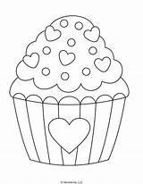 Cupcake With Sprinkles Coloring Page At Ganbrysonblog Blog sketch template