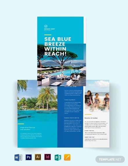 Beach Resort Brochure - 20+ Examples, Illustrator, Design, Word, Pages, Photoshop, Publisher