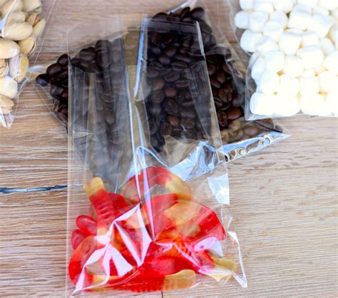 Clear Food Safe Plastic Bags. Food Favor Accessories 20 Bags | Etsy Canada