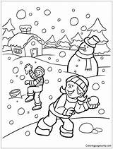 Free Printable Winter Coloring Pages For Kids sketch template