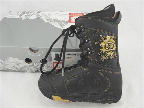 NEW Burton Shaun White Snowboard Boots! US 7.5 UK 6.5 Euro 40.5 Black