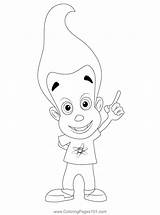 Jimmy Neutron Boy Genius Coloring Pages sketch template