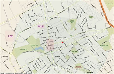 Waterloo Ontario Map