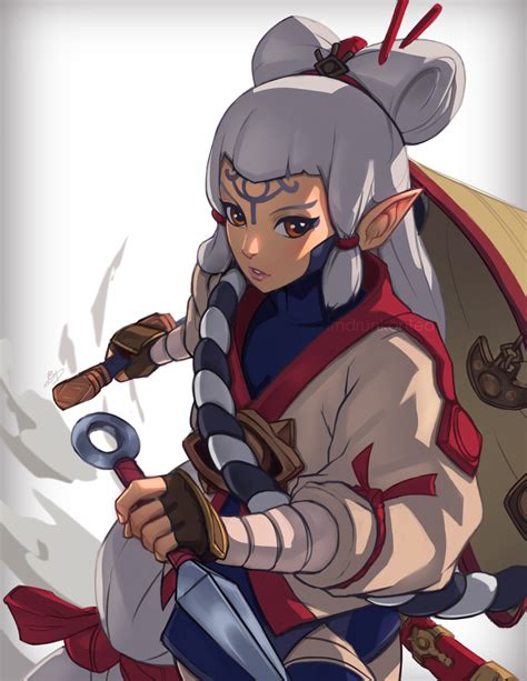 Age of Calamity Impa by imdrunkonTea on DeviantArt