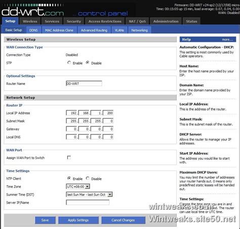 iCafeTech: DD-WRT Setup