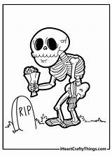Printable Skeleton Coloring Pages For Kids sketch template