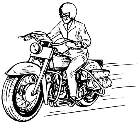 Harley Davidson Motorcycle Drawing at GetDrawings | Free download