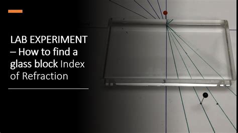 Glass Refractive Index Of Experiment