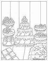 Free DESSERTS Coloring Pages For Download Printable PDF sketch template