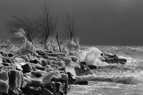 High Winds ~ Cobourg Harbour Ontario, Canada ~ Photo by...Karen Emmons© Jan 31/13 Cobourg ...