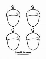 Acorn Coloring Pages sketch template