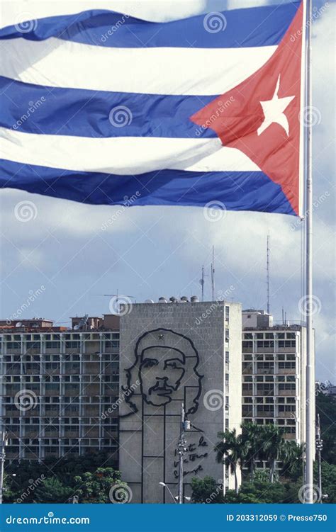 CUBA HAVANA CHE GUEVARA PLAZA REVOLUCION Editorial Stock Image - Image ...