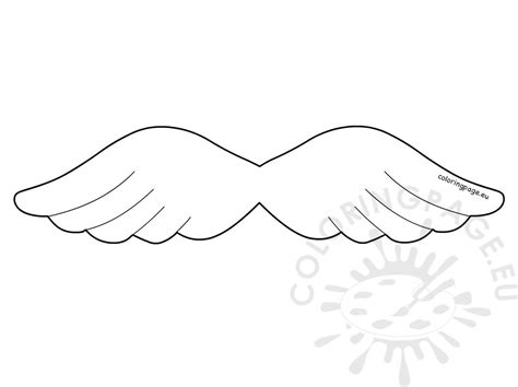 Printable Angel Wings Template