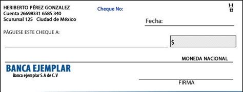 Cheque en blanco: ¿Qué es y cómo llenar en México?