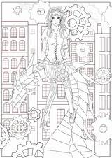 Steampunk Dragon coloring Page  Free Printable Coloring Pages sketch template
