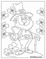 Free LEPRECHAUN Coloring Pages For Download Printable PDF sketch template